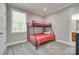 The bedroom features a bunk bed and is painted in neutral colors at 1342 Crown Ridge Dr # 38, Fort Mill, SC 29708