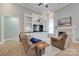 Bright and airy living room with built-in shelving, a fireplace, and comfortable seating at 1342 Crown Ridge Dr # 38, Fort Mill, SC 29708