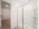 Modern bathroom with glass shower and walk-in closet at 138 Maritime St, Mooresville, NC 28117