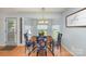Cozy dining nook with bay window at 206 Summey Barker Dr, Dallas, NC 28034
