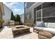 Inviting backyard with built-in grill, fire pit and outdoor seating at 209 Helton Ln, Fort Mill, SC 29708