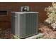 Exterior shot of Lennox air conditioning unit sitting on a concrete pad at 2412 Wedgewood Dr, Salisbury, NC 28146