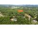 Aerial view with property outline showing the area on Fletcher Rd in Union Grove, NC surrounded by nature at 351 Fletcher Rd, Union Grove, NC 28689