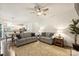 Spacious living area seamlessly connects to a well-appointed kitchen, creating an open and inviting atmosphere at 6723 Joliette Ln, Charlotte, NC 28277