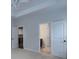 View from main bedroom showcasing the dual closets and ensuite bathroom layout at 968 Autumn Glen Ct, Clover, SC 29710