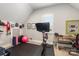 Bright exercise room with natural light, and workout equipment for a healthy lifestyle at 1045 Spyglass Ln, Waxhaw, NC 28173
