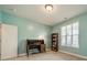 Comfortable bedroom with bright light, wooden desk, and lots of storage at 13360 Old Compton Ct, Pineville, NC 28134