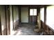 Enclosed porch featuring a doorway and window at 163 Shanna Ln, Statesville, NC 28625