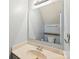 Bathroom featuring a vanity, mirror, and toilet at 217 Almora Loop, Mooresville, NC 28115
