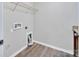 Functional laundry area with utility connections and storage potential at 2751 Bramble Ridge Ct, Charlotte, NC 28215