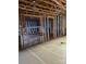 Interior framing of a new construction home, showcasing the structural integrity at 444 Starnes Circle Dr, Taylorsville, NC 28681
