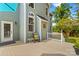 Charming back deck area includes a seating area and a sun decoration at 7923 Mountain Shore Dr, Sherrills Ford, NC 28673