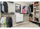 Organized walk-in closet with shelving and hanging space at 9930 Karras Commons Way, Matthews, NC 28105
