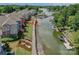 Beautiful waterfront condo with private balcony, wooden walkway, and convenient boat docks at 104 Pier 33 Dr # 312, Mooresville, NC 28117