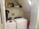 Convenient laundry room with modern washer and dryer at 12803 Matisse Ln, Charlotte, NC 28215