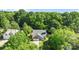 Aerial view of house showcasing the beautiful surroundings at 13914 Loch Loyal Dr, Charlotte, NC 28273