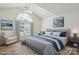 Lovely bedroom with vaulted ceiling, laminate floors, and bright windows at 260 Treebark Rd, Statesville, NC 28625
