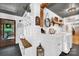 Well-organized mud room with laundry area, storage, and outdoor access at 3810 Springway Dr, Gastonia, NC 28056