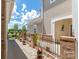 A welcoming walkway with beautiful landscaping enhances the curb appeal of this charming home at 44449 Oriole Dr # 101, Indian Land, SC 29707