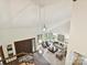 Elevated view of living room featuring a neutral palette and abundant natural light at 6017 Lake Providence Ln, Charlotte, NC 28277