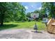 Enjoy the backyard with a basketball hoop for Gathering fun and outdoor activities at 712 2Nd Nw Ave, Conover, NC 28613