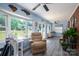 Comfortable living room with hardwood floors, large window and view of backyard at 712 2Nd Nw Ave, Conover, NC 28613