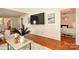 Spacious living room, with a view of the main bedroom at 8233 Christmas Ct, Charlotte, NC 28216