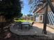 Backyard featuring a paver patio, pergola, dining set, lush lawn, and a playset at 1019 Valley St, Kannapolis, NC 28081