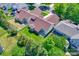 Home with screened porch and nice backyard, nestled among mature trees in a lovely neighborhood at 1027 Feather Oak Ln, Matthews, NC 28104