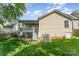 This backyard has a deck, stairs, and a large flat lot at 11224 Amber Glen Dr, Charlotte, NC 28269