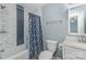 This is a bathroom with tile from floor to ceiling in the shower at 11224 Amber Glen Dr, Charlotte, NC 28269