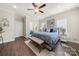 Spacious main bedroom with a ceiling fan, a decorative rug, and great natural light at 11249 Island View Ln, Lancaster, SC 29720