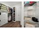 Walk-in closet with custom shelving and ample storage at 11249 Island View Ln, Lancaster, SC 29720