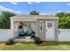 Charming backyard shed with outdoor living space, perfect for relaxation and enjoying the outdoors at 137 Sugar Magnolia Dr, Mooresville, NC 28115