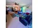 Spacious living room with seating, and ceiling fan at 143 Greenville Blvd, Bessemer City, NC 28016