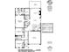 Detailed floor plan layout showing room dimensions and total heated living area of the home at 16012 Tulloch Rd, Charlotte, NC 28278