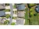 Bird's eye view of well-maintained homes, manicured lawns, and tree-lined streets in a Gathering-friendly neighborhood at 199 Blossom Ridge Dr, Mooresville, NC 28117