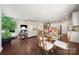Spacious open floor plan with a seamless flow between the kitchen, dining, and living areas at 199 Blossom Ridge Dr, Mooresville, NC 28117