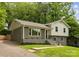 Beautiful home exterior with well-maintained landscaping, a brick foundation, and a welcoming entrance at 2009 Edgewater Dr, Charlotte, NC 28210