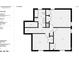Second floor layout with bedrooms, bathroom, closets, and stairway at 2009 Edgewater Dr, Charlotte, NC 28210