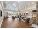 Spacious clubhouse with high ceilings, ample seating, and decorative artwork at 2151 Belle Vernon Ave, Charlotte, NC 28210
