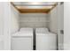 Functional laundry room equipped with a washer and dryer at 2151 Belle Vernon Ave, Charlotte, NC 28210