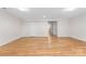 An open-concept living room with recessed lighting and light hardwood flooring at 2151 Belle Vernon Ave, Charlotte, NC 28210