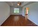 Large main bedroom with laminate floors, a ceiling fan, and lots of light at 2504 Faircroft Way, Monroe, NC 28110