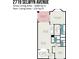 Floor plan showing living area, bedrooms, kitchen, concrete patio, and bathrooms at 2719 Selwyn Ave # 20, Charlotte, NC 28209