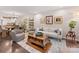 Comfortable living room with stylish decor, hardwood floors, and adjacent dining area at 2719 Selwyn Ave # 20, Charlotte, NC 28209