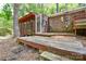 Here's a detailed view of the screened-in porch and back deck at 316 Anne Ave, Waxhaw, NC 28173