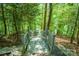 Picturesque wooden walkway leading through lush greenery to a waterfront view at 3165 Laurel Ridge Nw Rd, Hickory, NC 28601
