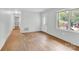Spacious living room with hardwood floors and plenty of natural light at 735 Wilbrown Cir, Charlotte, NC 28217