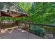 Spacious deck with lush green forest views, perfect for outdoor entertaining and relaxation at 8400 Prince Valiant Dr, Waxhaw, NC 28173